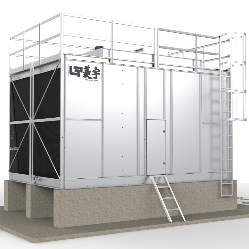 河南菱宇单体方形横流式全钢板冷却塔
